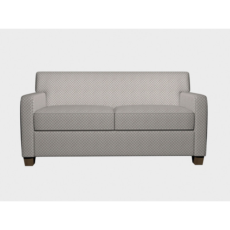 Tissu en lin chevrons, Gris2
