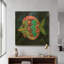 «Boho Reef IV» par Wild Apple, art mural en métal doré, 24 po x 24 po-1037039373