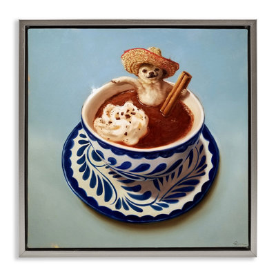 «Chihuahua Hot Chocolate Humor» par Lucia Heffernan