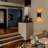 Dimmable Curl Up/Down Metal Flush Mounted Sconce