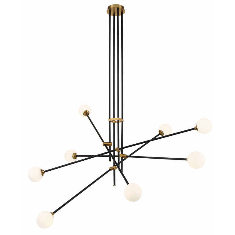 Fritz 8 - Light Brass Unique/Statement Pendant