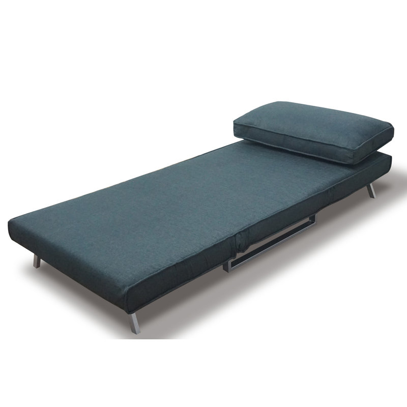 Fauteuil convertible en polyester de 36 po de largeur, Ciment
