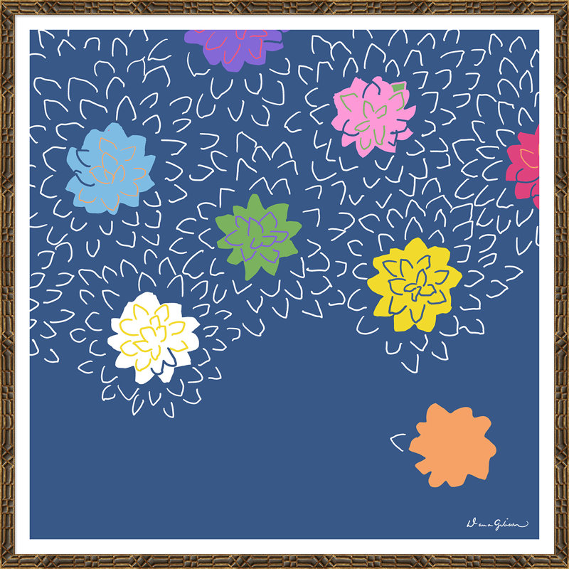Chrysanthemums Giclee Print by Dana Gibson, Brown