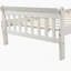 Wood Platform Bed Twin Bed Frame Panel Bed Mattress Foundation Sleigh Bed with Headboard/Footboard/Wood Slat Support,White-712851108