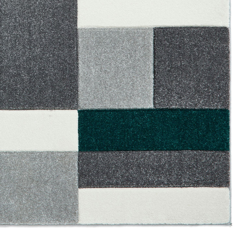 Matrix area rug Machine Woven Rectangle Grey, Rectangle 160 x 220cm