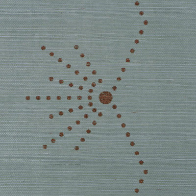 Papier peint à rayures en sisal Royère
