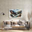  «Soaring Bald Eagle 2» par Rey Klimt, art mural en verre acrylique, 36 po x 24 po