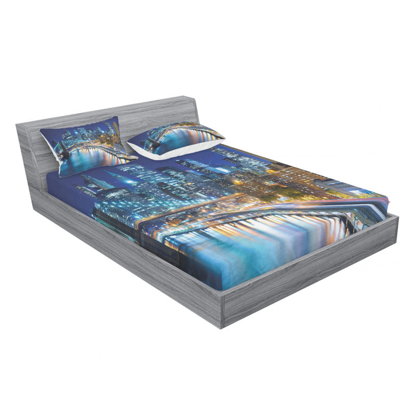 Microfiber Sheet Set, Full/Double Sheet Set with Fitted Sheet