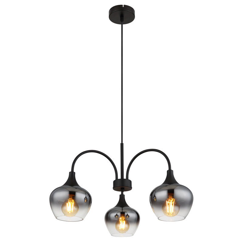 Perryton 3 - Light Matte Black Pendant