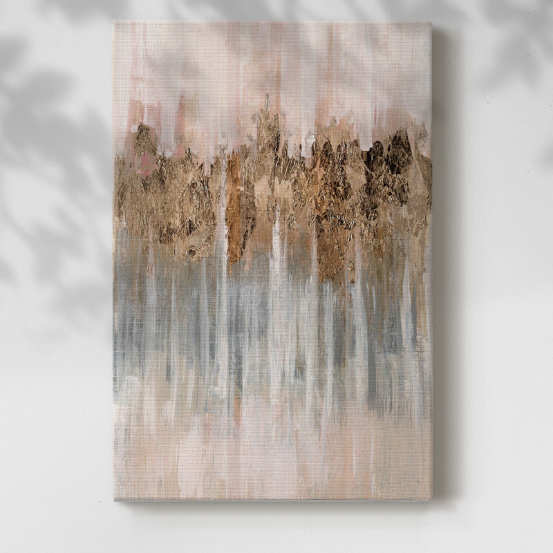 Spring Shadows Framed On Canvas Print