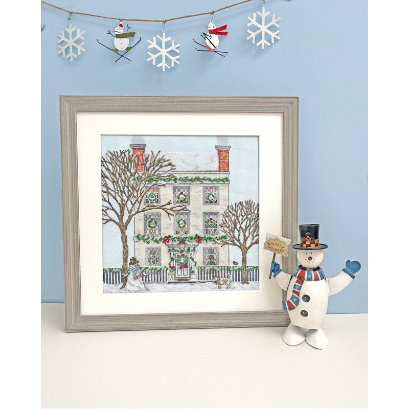 Christmas Townhouse XSS31 Counted Cross Stitch Kit