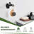 APLusee Double Bath Towel Holder Black