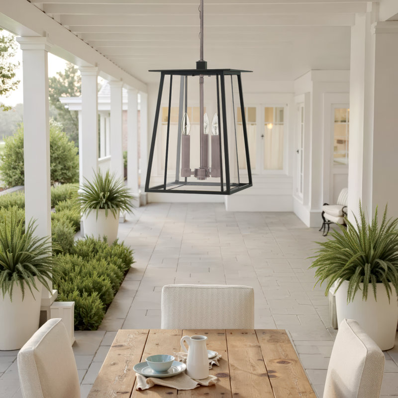 Becket 3 - Light Outdoor Pendant, Black