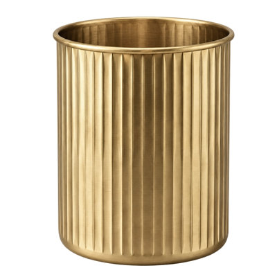 Handcrafted Ridge Embosssed Metal Kitchen Utensil Holder
