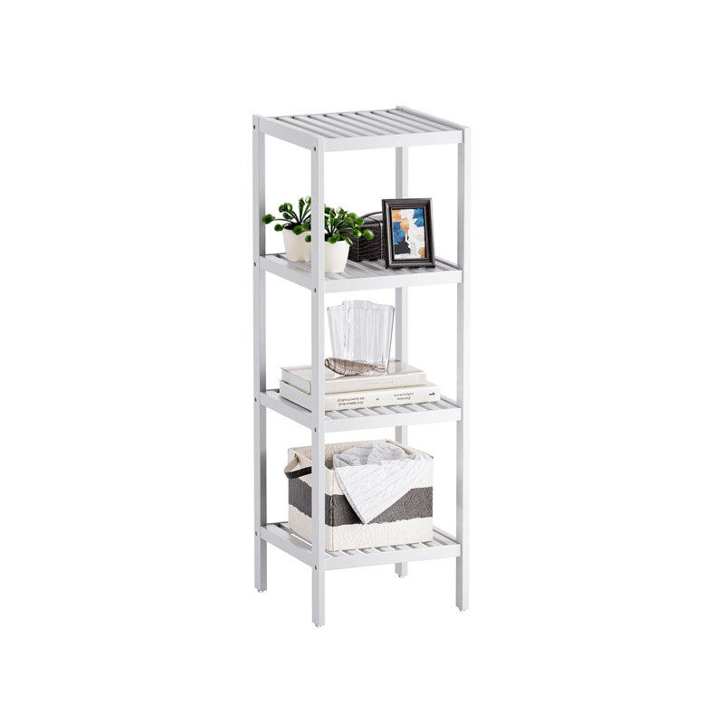 Bamboo Drill / Screw Bathroom Shelves