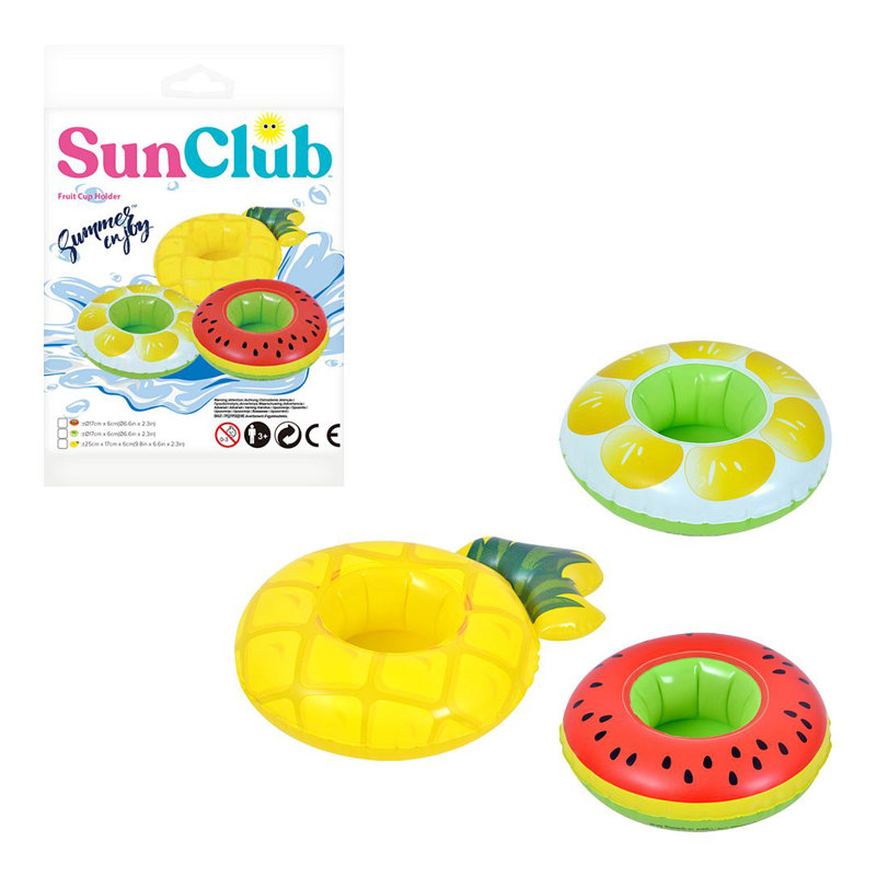 Sun Club Inflatable Fruit Design Cup Holder