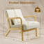 Upholstered Corduroy Armchair and Side Chair-1943715120