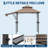 8x5 ft Grill Gazebo with Side Awning, Double-Tier BBQ Canopy with 2 Side Shelves, 10 Hooks & Bottle Opener, Heavy-Duty Outdoor Grill Shelter, Khaki-124985103