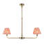 Lila 2 Light Linear Pendant with 16cm shade-2020377478-2020377476-2020377475
