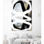 «Bold Black On White No3», reproduction d'art sur toile géante 72 po x 48 po-101719028