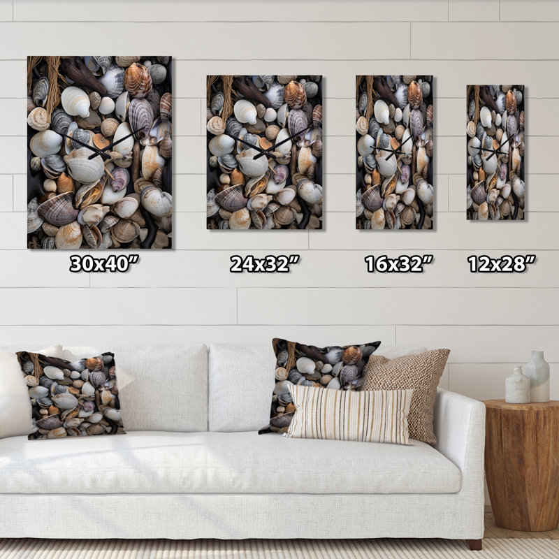 Horloge murale grise Harmony II - animaux surdimensionnée, null
