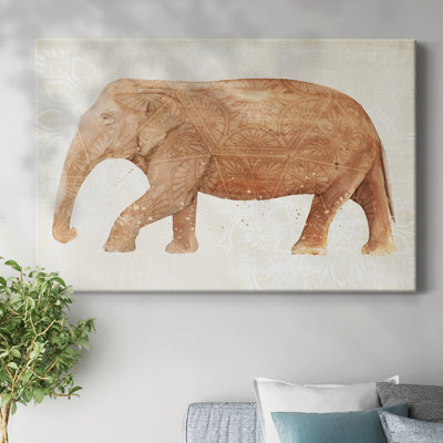 Elephant Wisdom II-Gallery Wrapped Canvas