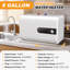 Chauffe-eau électrique 8Gallon, chauffe-eau électrique sous le lavabo 1500 W, point d'eau, chauffe-eau instantané 110 V