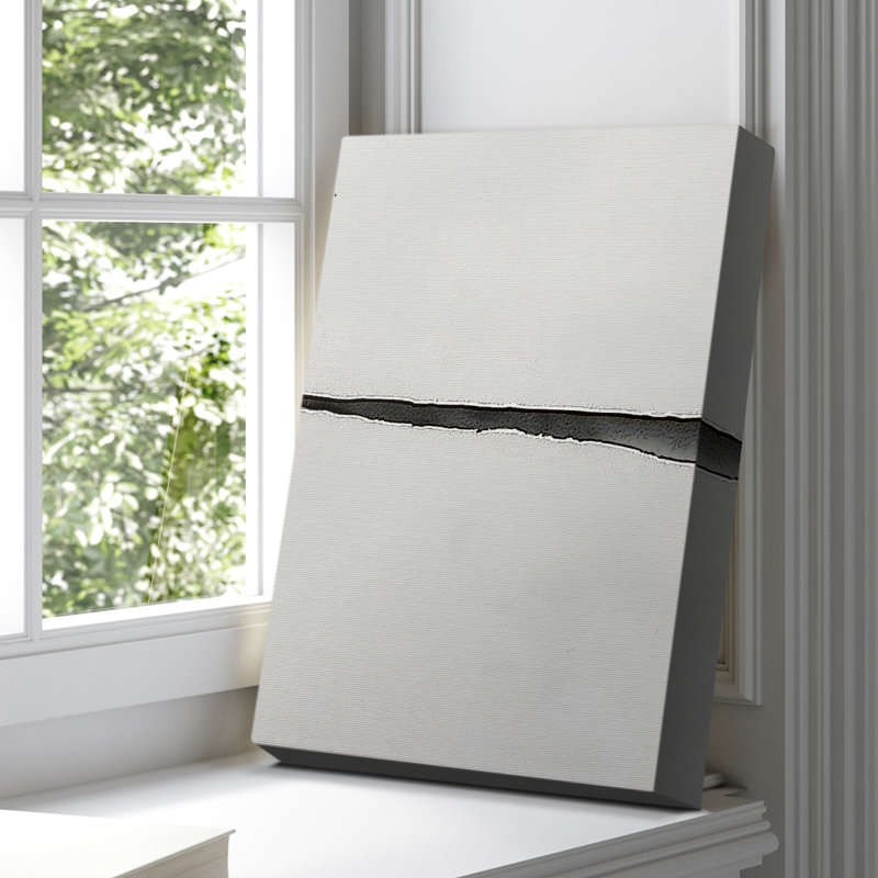 Toile tendue abstraite CLIV Gallery - prête à être accrochée, H 48 po x l 32 po