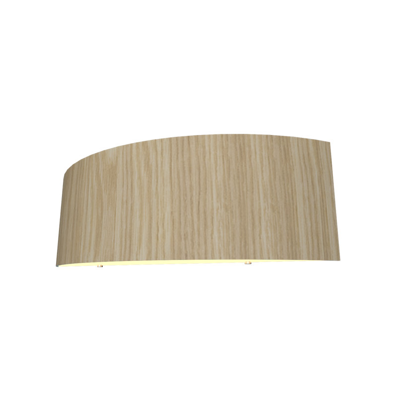 Manufactured Wood Flush Mounted Sconce, Sand
