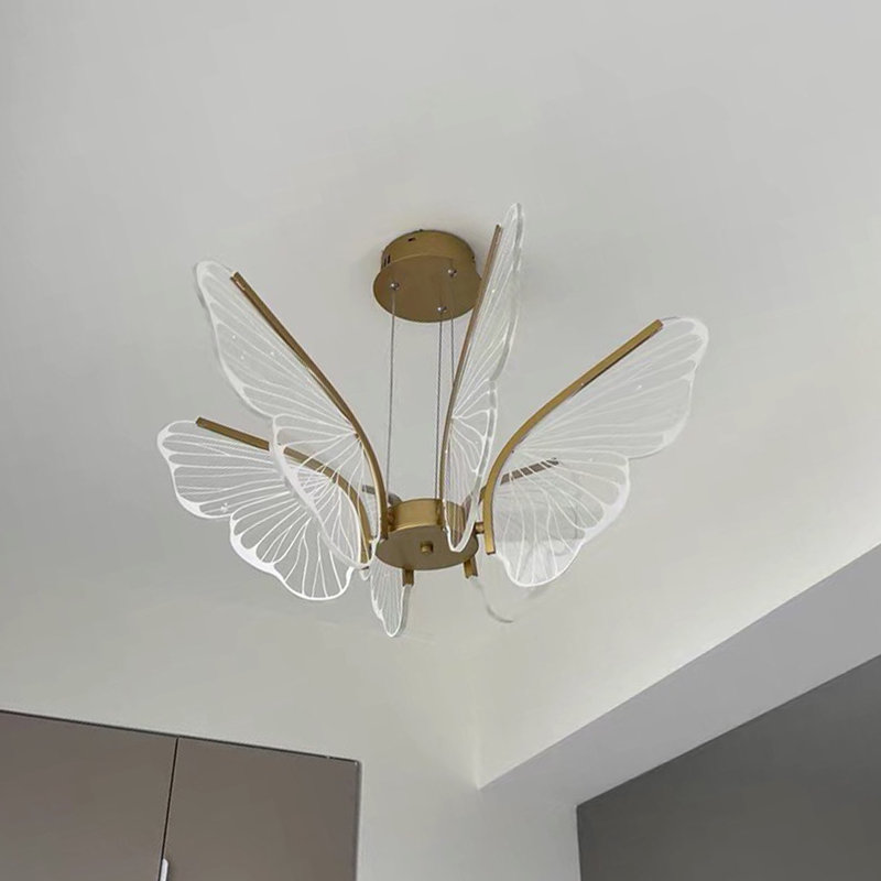 Modern Butterfly Chandelier With Led Light Kit