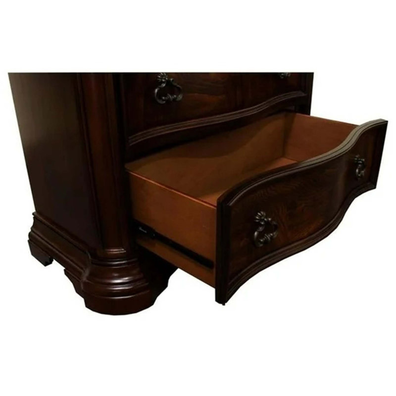 Table de chevet 3 tiroirs Traditional
