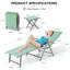 Ensemble de chaises longues inclinables 45 po avec table Cllgone-703205133-703205137