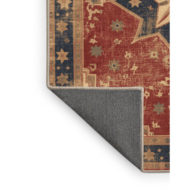 Tapis moelleux moelleux et moderne à motif abstrait brun et beige Eslinger du 4 juillet, 2x5