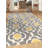 Caritta Geometric Gray/Yellow/Cream Area Rug-991533842