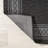 Clarwin Classic Diamond Border Black/Gray Indoor/Outdoor Rug-70302784