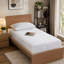 Protège-matelas 1 pièce chauffant - Double, blanc