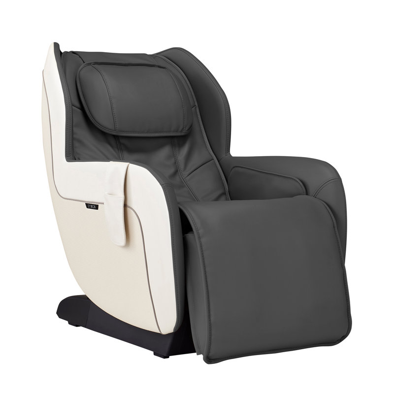 Fauteuil de massage en faux cuir, Similicuir gris