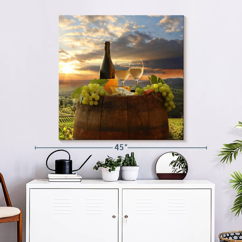 Yarlin Chianti White Wine, 33" H x 33" W