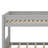 Space-Saving Full Size Bunk Bed - Multifunctional Design With Desk, Bookshelves & Trundle-1003864306