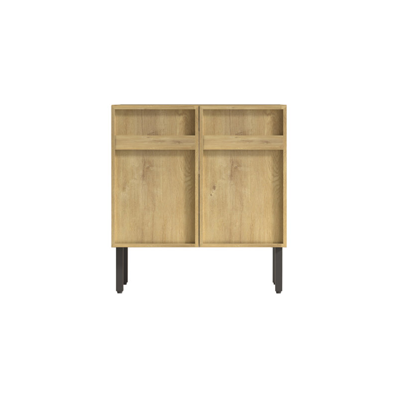 Rangement de salle de bain peu encombrant, meuble-lavabo moderne en MDF chêne