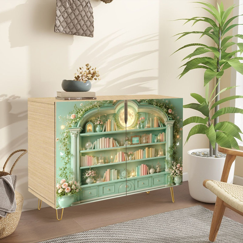 Buffet Buffet avec rangement Mint Green Fantasy