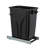 GlidezChrome-PlatedSteelPull-Out/Slide-OutDiscreetSinglePlasticTrashCanforUnderCabinetUse-FitsStandardSizeCabinet-86528841-97828357