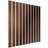 Adjustable Acrylic Slat Wall Panel Kit w/ 4"W Slats-97800227-97800224