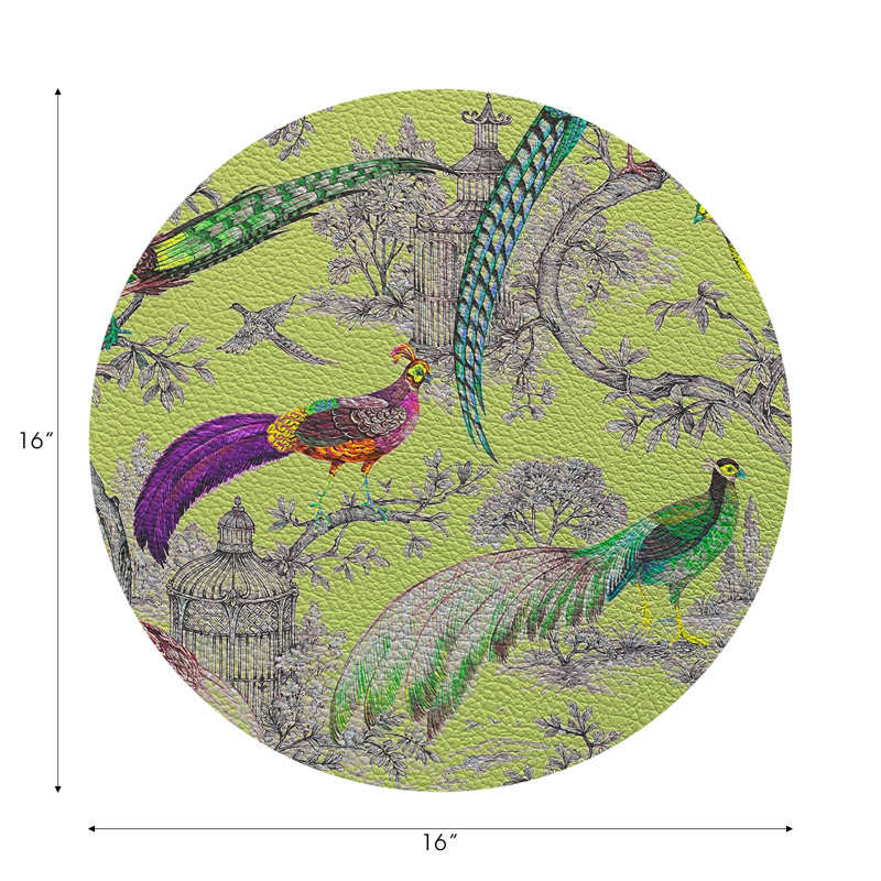 Sauvage 16'' Vinyl Placemat, St Germain