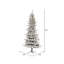 10' H Lighted Artificial Pine Christmas Tree