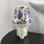 Blue Flowers Ceramic Night Light