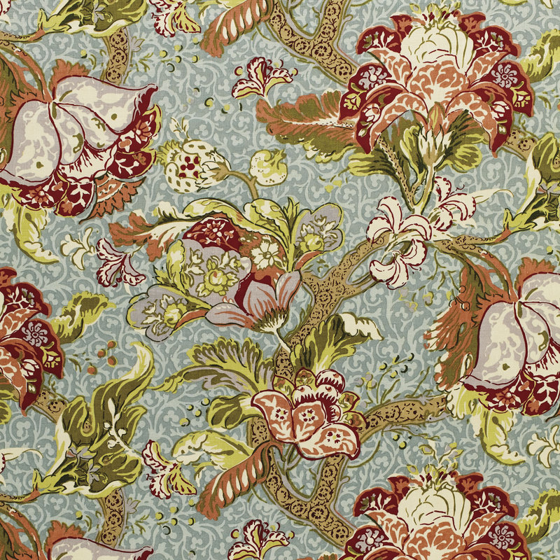 Tissu Ariella Jacobean, Écru