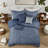 Piece Bedding Sets King Microfiber Seersucker Modern Home Comfort