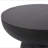 Lightweight Concrete Pedestal Side Table – Outdoor/Indoor End Table, Half-Sphere Top, No Assembly-1776180673