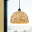 Luminaire suspendu en corde de rotin tissé 1 lumière Malaga-39291568-44248253